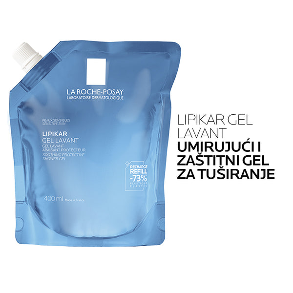 La Roche-Posay Lipikar Gel Lavant 400 ml REFILL