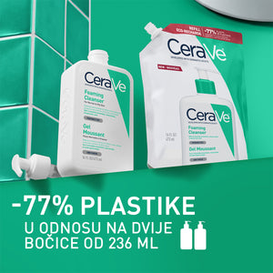 CeraVe Pjenušavi gel za čišćenje za normalnu do masnu kožu 473 ml + REFILL 473 ml