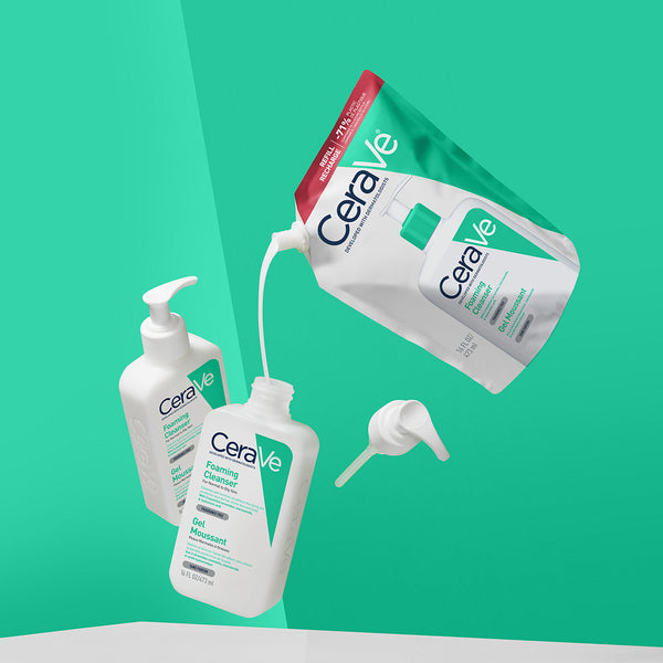 CeraVe Pjenušavi gel za čišćenje za normalnu do masnu kožu 473 ml REFILL