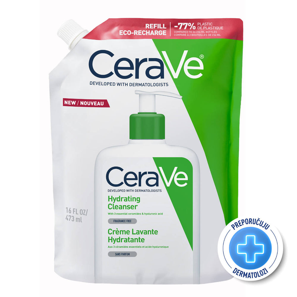 CeraVe Hidratantna emulzija za čišćenje za normalnu do suhu kožu 473 ml REFILL