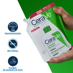 CeraVe Hidratantna emulzija za čišćenje za normalnu do suhu kožu 473 ml REFILL
