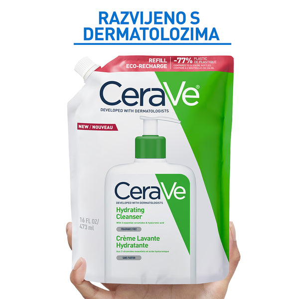 CeraVe Hidratantna emulzija za čišćenje za normalnu do suhu kožu 473 ml REFILL