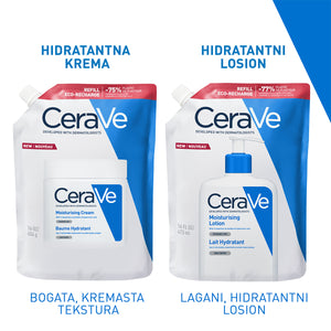 CeraVe Hidratantni losion za normalnu do suhu kožu 473 ml +REFILL 473 ml