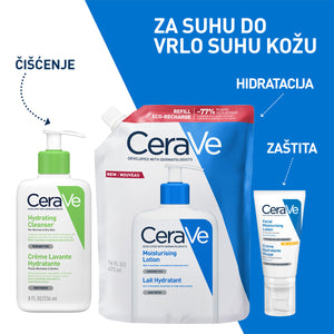 CeraVe Hidratantni losion za normalnu do suhu kožu 473 ml +REFILL 473 ml