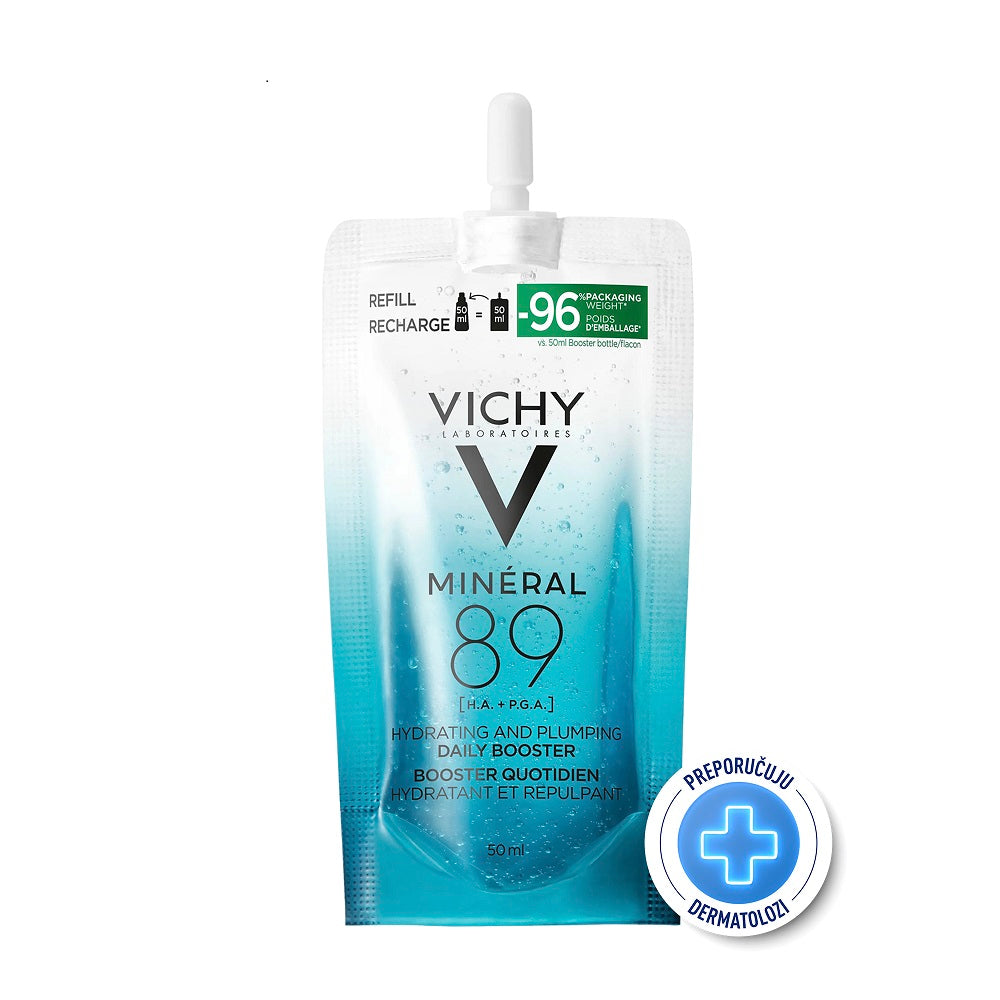 Vichy Mineral 89 dnevni booster za hidrataciju i puniju kožu - NADOPUNA 50 ml