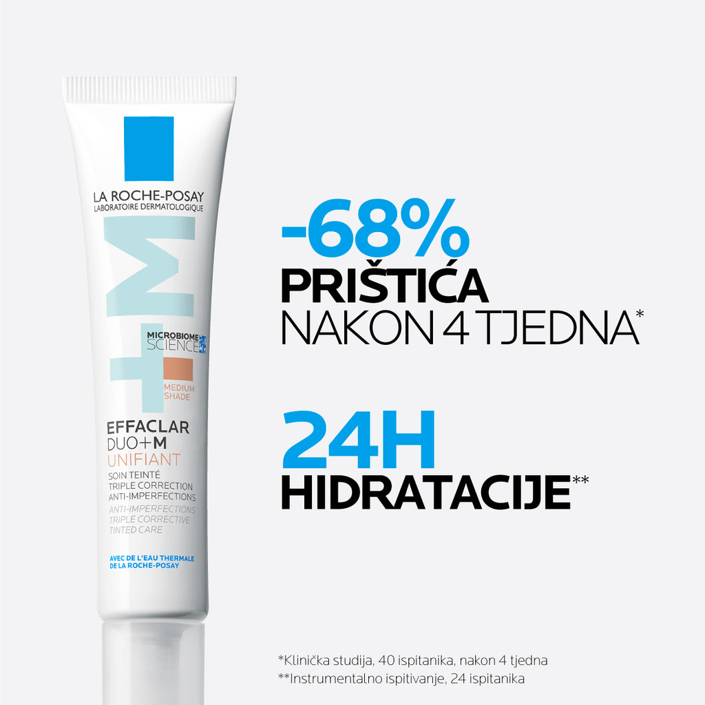 La Roche-Posay EFFACLAR DUO+M Tonirana trostruko korektivna njega protiv nesavršenosti - Medium 40 ml