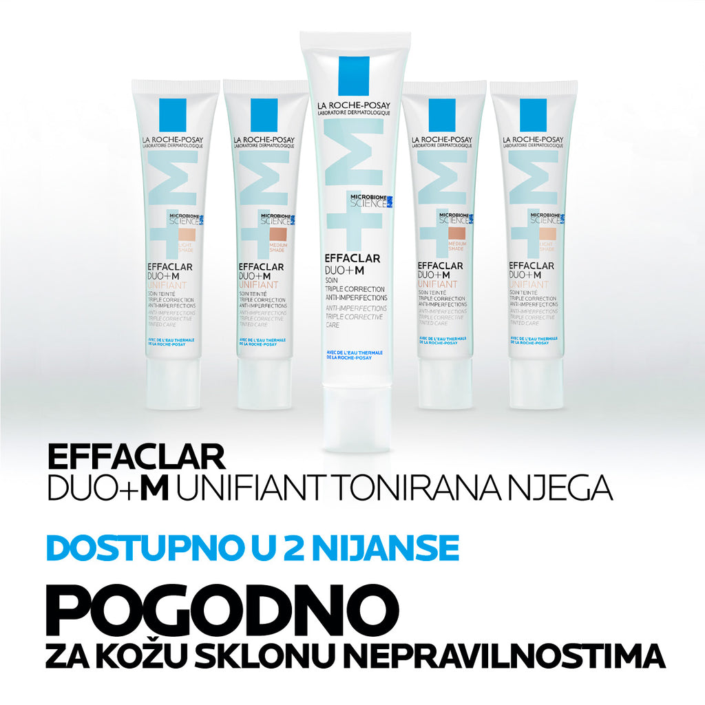 La Roche-Posay EFFACLAR DUO+M Tonirana trostruko korektivna njega protiv nesavršenosti - Medium 40 ml