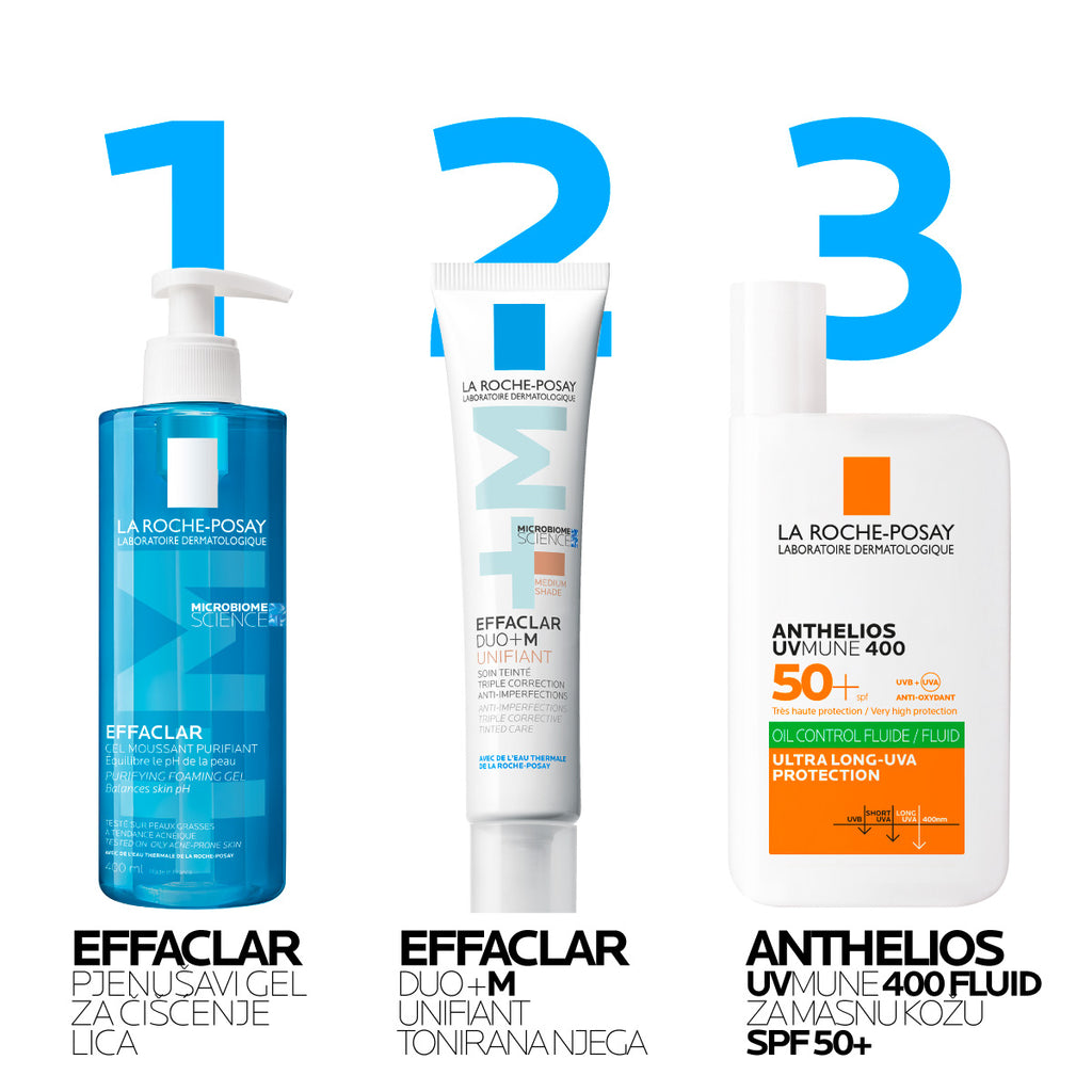 La Roche-Posay EFFACLAR DUO+M Tonirana trostruko korektivna njega protiv nesavršenosti - Medium 40 ml