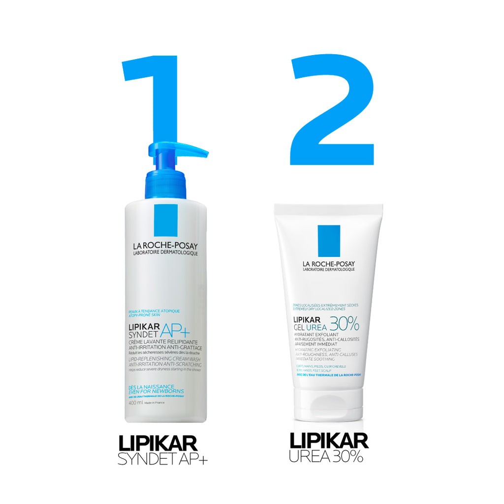 La Roche-Posay LIPIKAR gel s 30% ureje za ciljanu primjenu na suha i gruba područja kože, 50 ml 