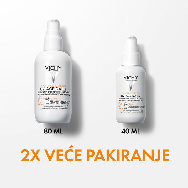 VICHY CAPITAL SOLEIL UV-Age Face SPF50+ MAXI format 80 ml