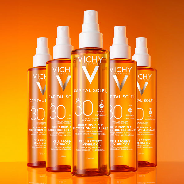 VICHY CAPITAL SOLEIL CELL PROTECT ZAŠTITNO ULJE ZA LICE, TIJELO I VRHOVE KOSE SPF30, 200ml
