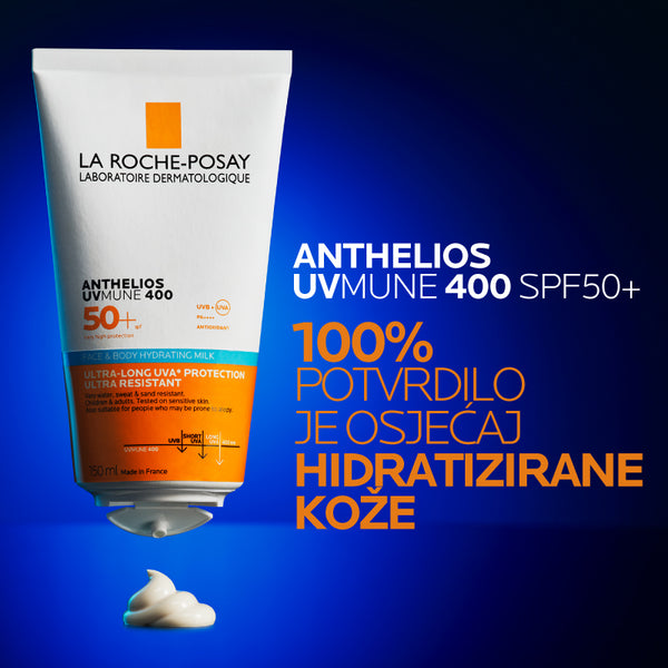 La Roche-Posay ANTHELIOS UVMUNE 400 Hidratantno mlijeko za zaštitu od sunca SPF50+, 150 ml