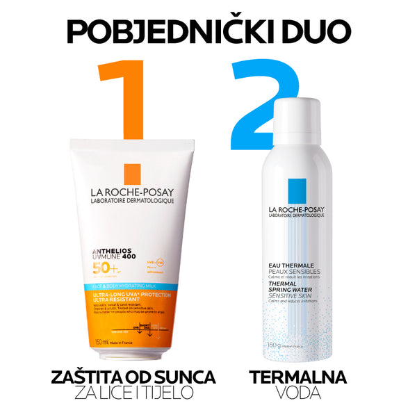 La Roche-Posay ANTHELIOS UVMUNE 400 Hidratantno mlijeko za zaštitu od sunca SPF50+, 150 ml