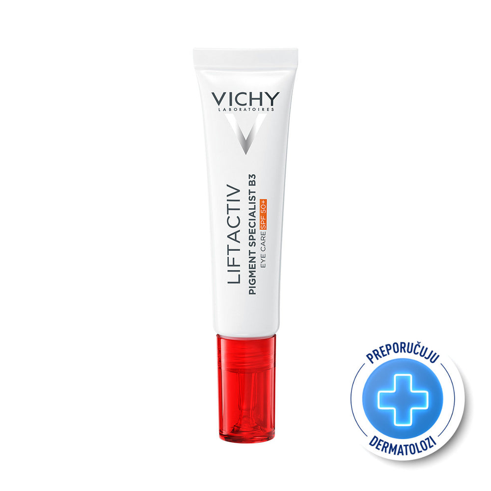 Vichy LIFTACTIV PIGMENT SPECIALIST B3 KREMA ZA PODRUČJE OKO OČIJU SPF 50+ KORIGIRA HIPERPIGMENTACIJSKE MRLJE I PODOČNJAKE, 15ml