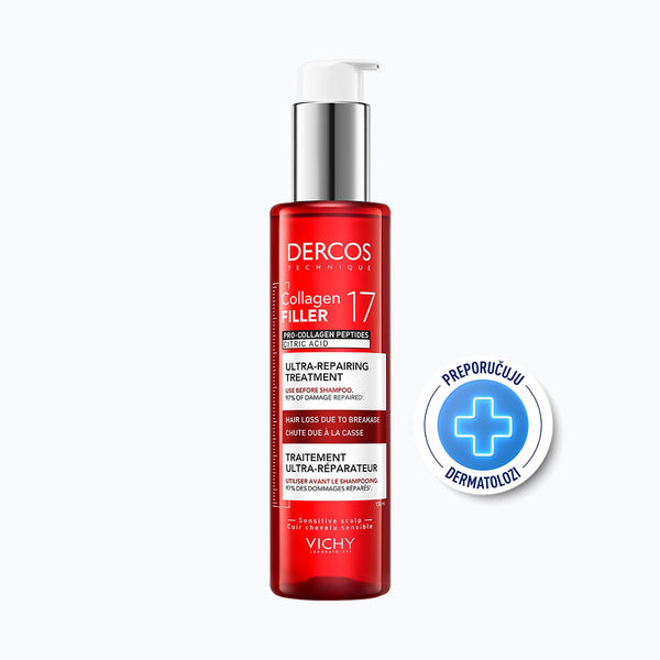 Vichy Dercos Collagen 17 filler ultra-obnavljajući tretman 150 ml