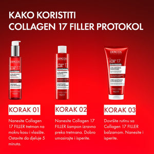 Vichy Dercos Collagen 17 filler ultra-obnavljajući tretman 150 ml