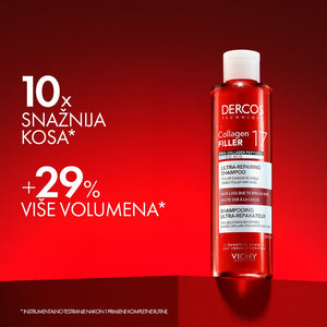 Vichy Dercos Collagen 17 filler ultra-obnavljajući šampon 200 ml
