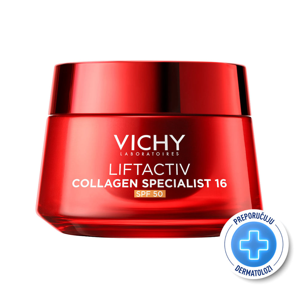 Vichy LIFTACTIV COLLAGEN SPECIALIST 16 KREMA SPF 50 - PAKIRANJE S MOGUĆNOŠĆU DOPUNE, 50ml