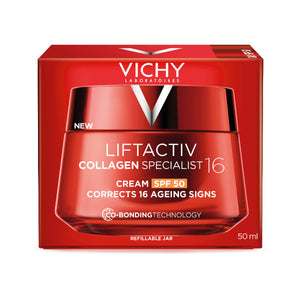 Vichy LIFTACTIV COLLAGEN SPECIALIST 16 KREMA SPF 50 - PAKIRANJE S MOGUĆNOŠĆU DOPUNE, 50ml