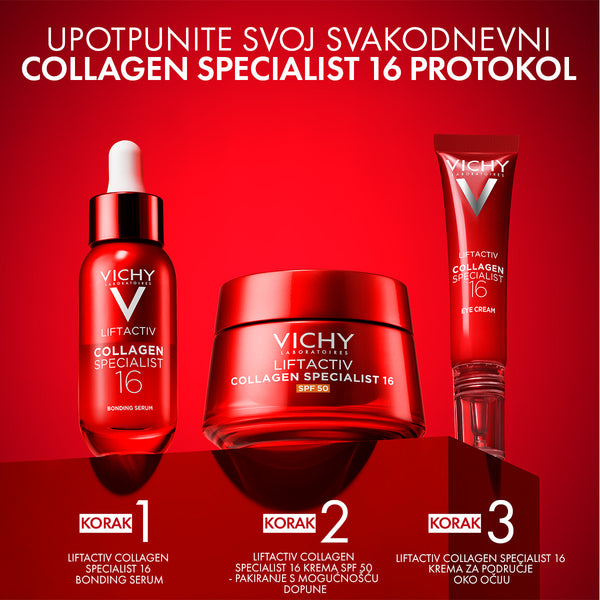 Vichy LIFTACTIV COLLAGEN SPECIALIST 16 KREMA SPF 50 - PAKIRANJE S MOGUĆNOŠĆU DOPUNE, 50ml