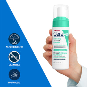 CeraVe Pjenušavi čistač koji vraća ravnotežu koži 148 ml