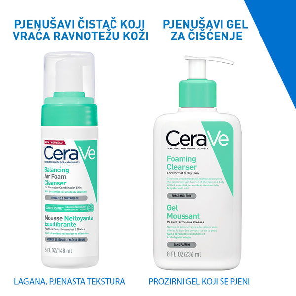 CeraVe Pjenušavi čistač koji vraća ravnotežu koži 148 ml