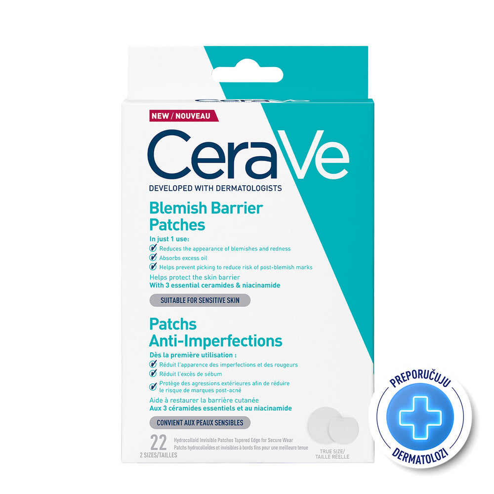 CeraVe Flasteri protiv nepravilnosti, 22 flastera