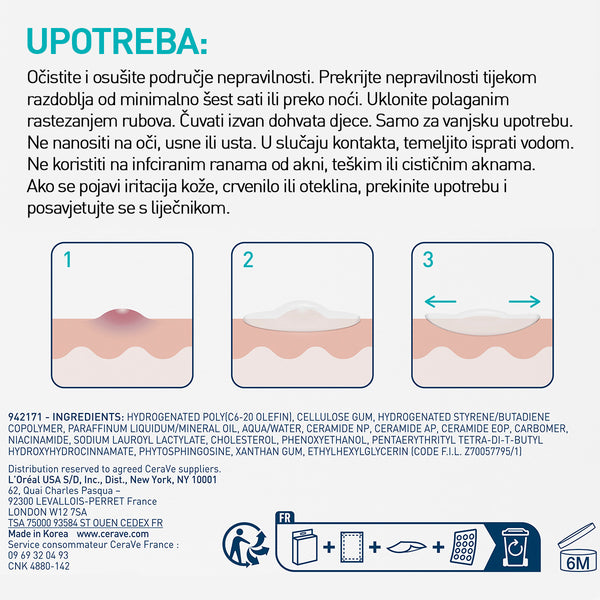 CeraVe Flasteri protiv nepravilnosti, 22 flastera