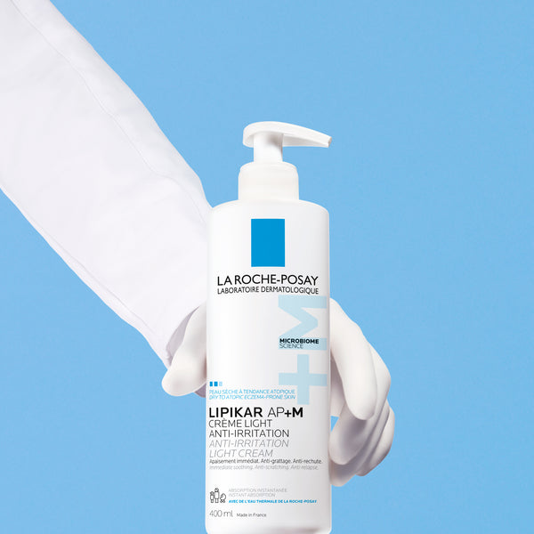 La Roche-Posay LIPIKAR Baume Light AP+M Balzam za nadopunu lipida protiv nadraženosti i svrbeža, pogodno za djecu i odrasle, 400 ml