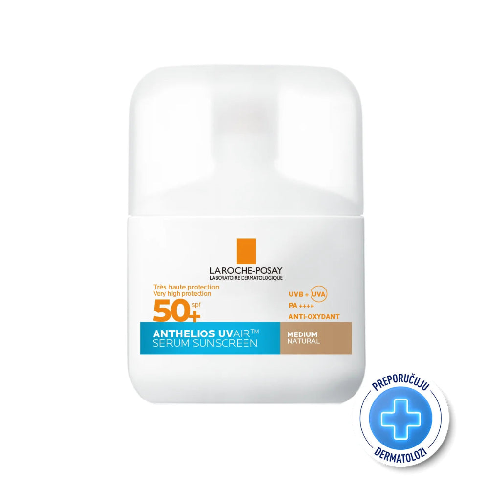 La Roche-Posay Anthelios UVAIR tonirani serum za zaštitu od sunca MEDIUM SPF50+ 50 ml