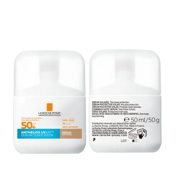 La Roche-Posay Anthelios UVAIR tonirani serum za zaštitu od sunca MEDIUM SPF50+ 50 ml