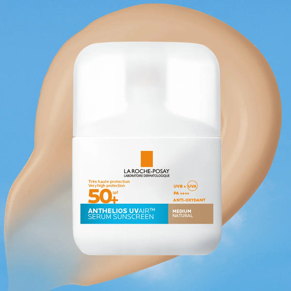 La Roche-Posay Anthelios UVAIR tonirani serum za zaštitu od sunca MEDIUM SPF50+ 50 ml