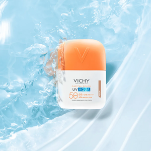 Vichy Capital Soleil UV AQUA Medium tonirani hidracijski fluid SPF50 visoka zaštita 50 ml