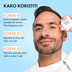 Vichy Capital Soleil UV AQUA Light tonirani hidracijski fluid SPF50 visoka zaštita 50 ml