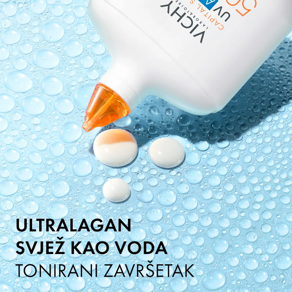 Vichy Capital Soleil UV AQUA hidracijski fluid SPF50 visoka zaštita 50 ml