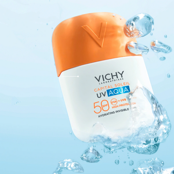 Vichy Capital Soleil UV AQUA hidracijski fluid SPF50 visoka zaštita 50 ml