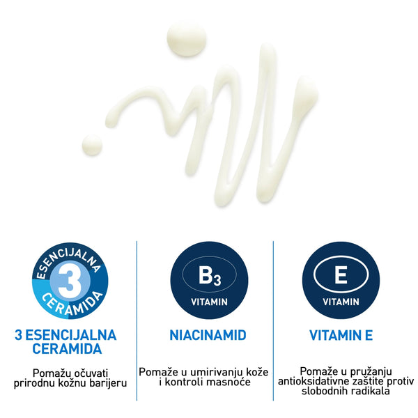 CeraVe Nevidljivi „Dry Touch” fluid za zaštitu od sunca SPF50+ vrlo visoka zaštita 50 ml