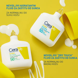CeraVe Nevidljivi hidratantni fluid za zaštitu od sunca SPF50 visoka zaštita 50 ml