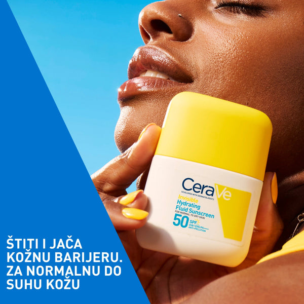 CeraVe Nevidljivi hidratantni fluid za zaštitu od sunca SPF50 visoka zaštita 50 ml