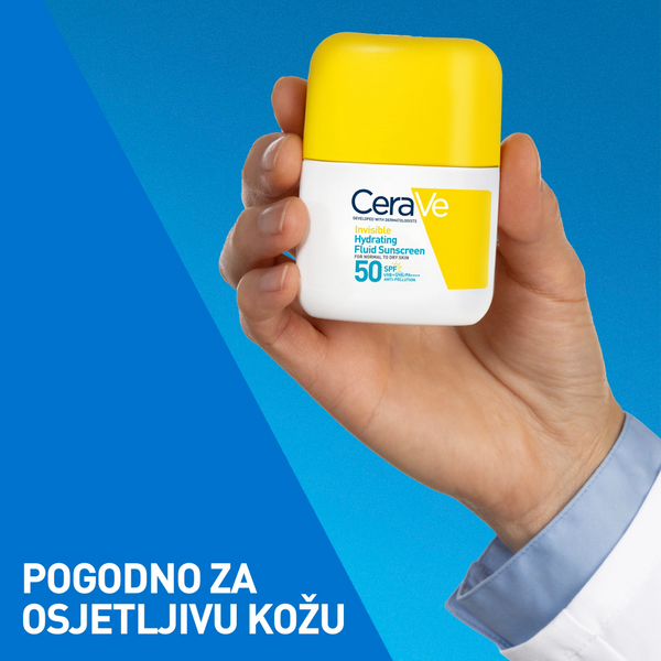 CeraVe Nevidljivi hidratantni fluid za zaštitu od sunca SPF50 visoka zaštita 50 ml