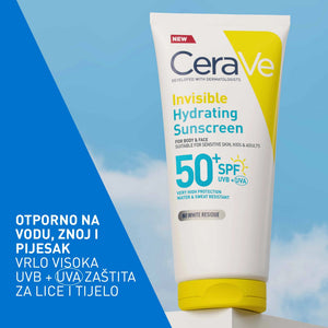 CeraVe Nevidljivi losion za zaštitu od sunca, SPF50+ vrlo visoka zaštita 177 ml
