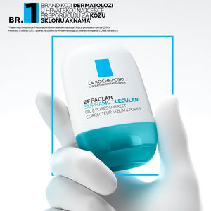 La Roche-Posay Effaclar Supramolecular gel za korekciju vidljivosti pora i viška sebuma 40 ml