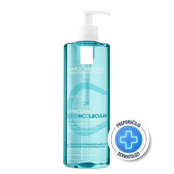 La Roche-Posay Effaclar Supramolecular gel za čišćenje lica 400 ml
