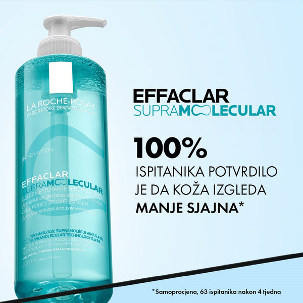 La Roche-Posay Effaclar Supramolecular gel za čišćenje lica 400 ml