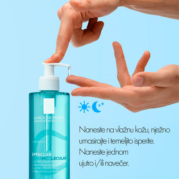 La Roche-Posay Effaclar Supramolecular gel za čišćenje lica 400 ml
