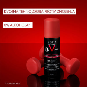 Vichy HOMME Clinical Control Antiperspirant sprej protiv znojenja 125 ml