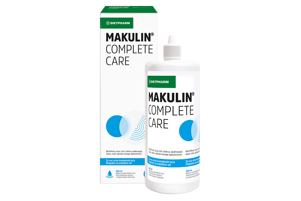 Dietpharm Makulin Complete Care, otopina za leće 380 ml