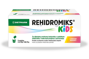 Dietpharm Rehidromiks Kids prašak s okusom naranče, dodatak prehrani