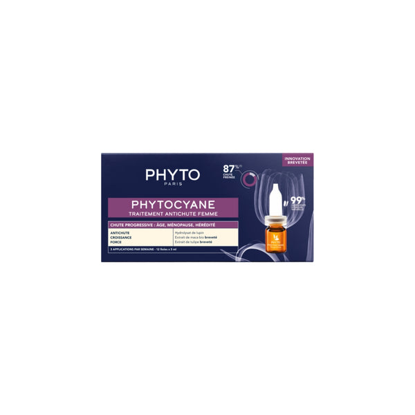 Phyto Phytocyane tretman protiv progresivnog ispadanja kose kod žena 12 ampula