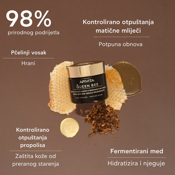 Apivita Queen bogata Bee krema s grčkom matičnom mliječi 50 ml